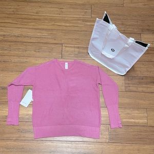 Lululemon Cashlu Crossover Back Sweater